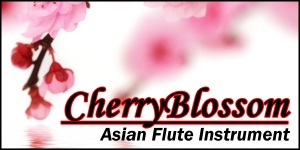 Cherry Blossom Asian Flute Instrument in Soundfont or WAV Samples for FL Studio, Reason, MPC, and more
